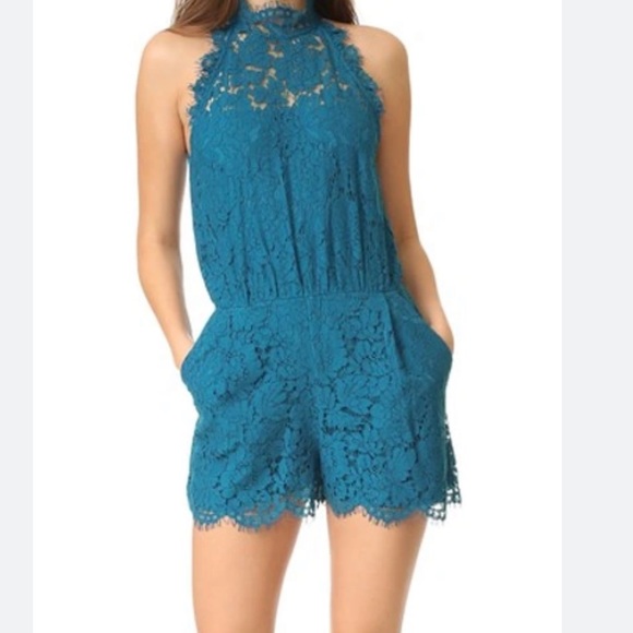 Diane Von Furstenberg womans lace romper size XS - Picture 2 of 9